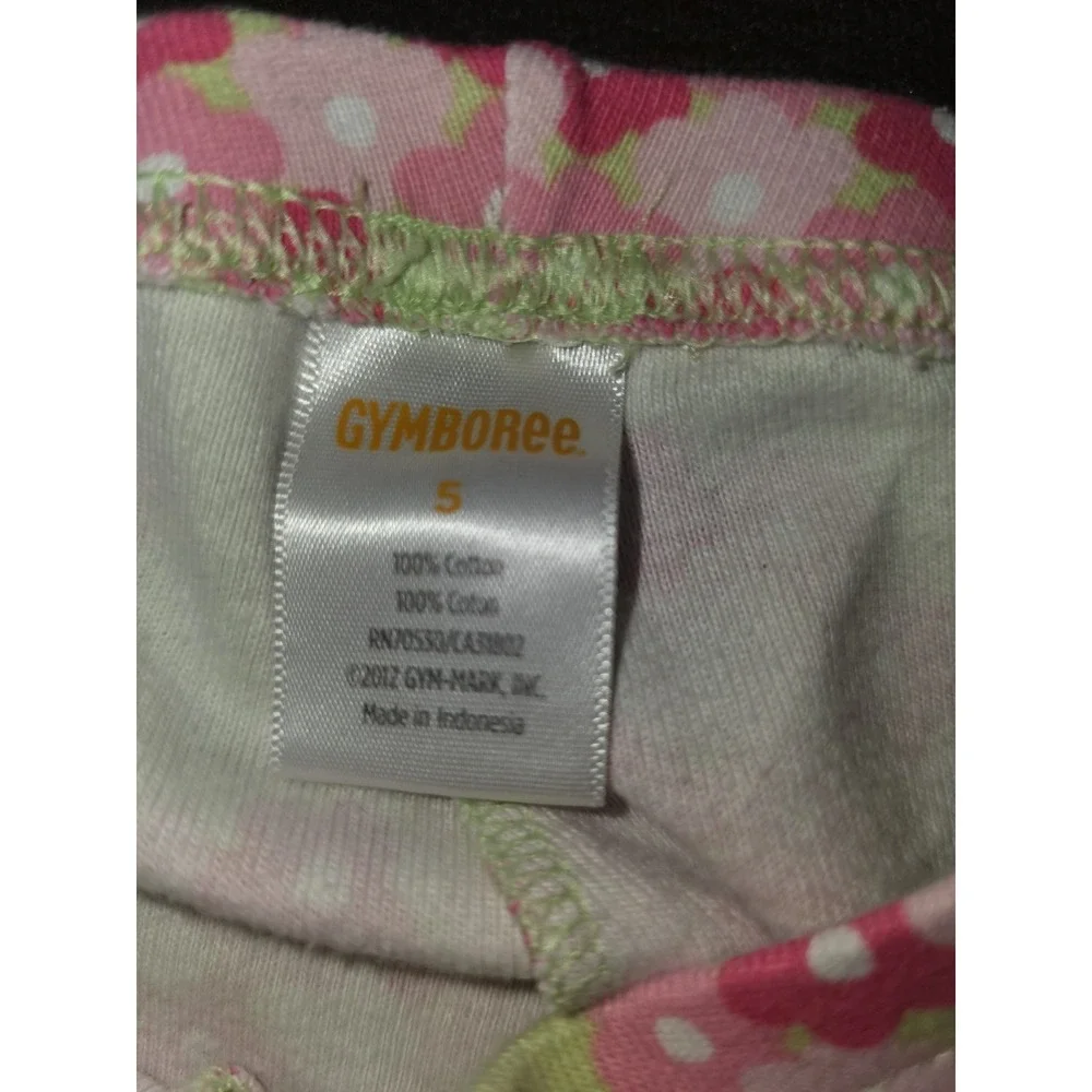 Gymboree tea time afternoon floral leggings size 5